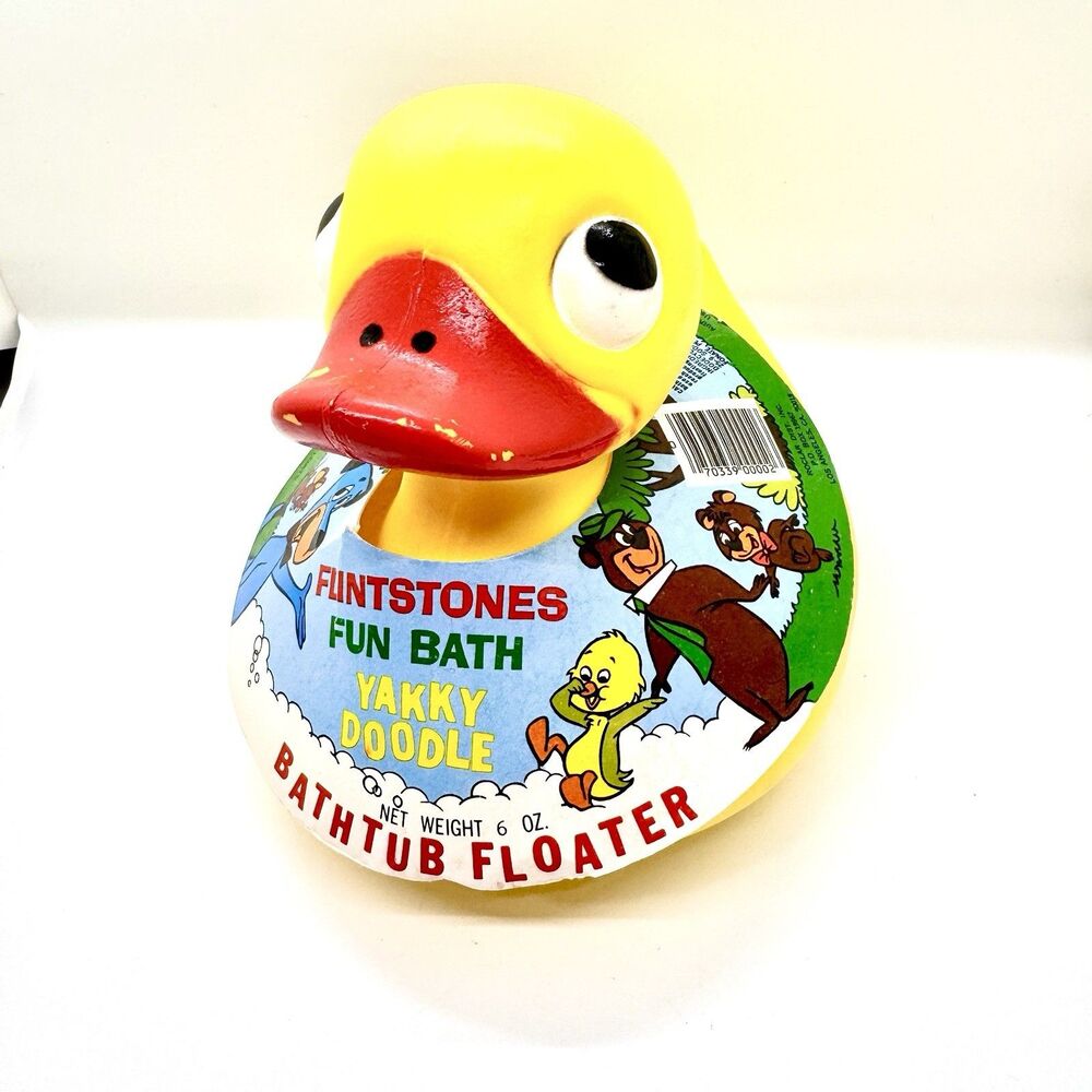 Flintstones Fun Bath Yakky Doodle Duck Floater 1976 Hanna Barbera Vintage